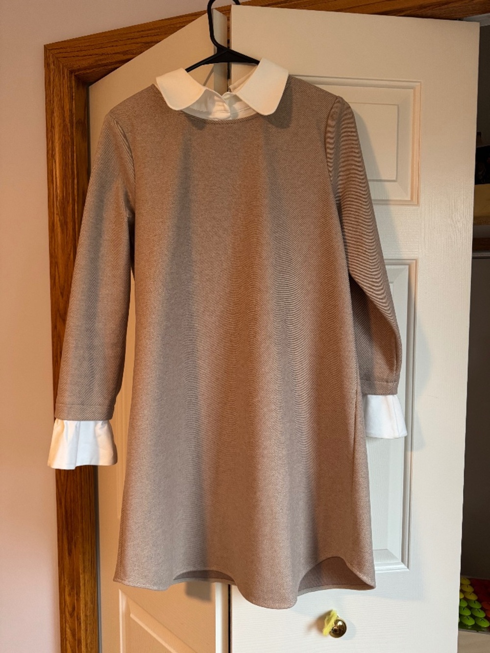 Tuckernuck Dakotah Dress in tan "Sandwhisp” size medium